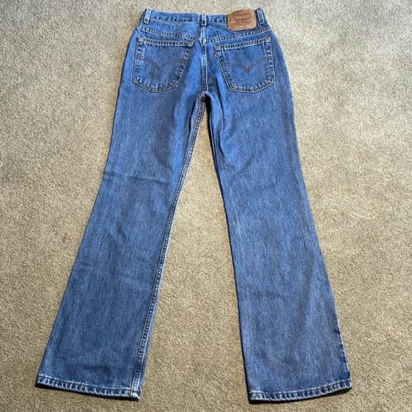 VINTAGE LEVI 517 bootcut jeans - sz 27 / 9 jr - Picture 11 of 11